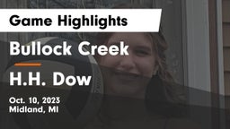 Bullock Creek  vs H.H. Dow  Game Highlights - Oct. 10, 2023