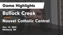 Bullock Creek  vs Nouvel Catholic Central  Game Highlights - Oct. 12, 2023