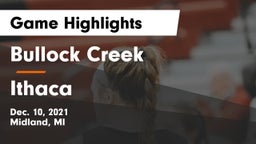 Bullock Creek  vs Ithaca Game Highlights - Dec. 10, 2021