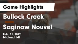 Bullock Creek  vs Saginaw Nouvel Game Highlights - Feb. 11, 2022