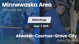 Matchup: Minnewaska Area vs. Atwater-Cosmos-Grove City  2018