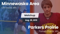 Matchup: Minnewaska Area vs. Parkers Prairie  2019