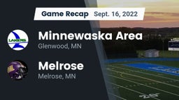 Recap: Minnewaska Area  vs. Melrose  2022