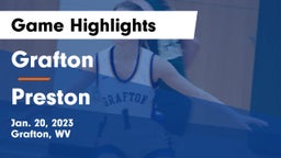 Grafton  vs Preston  Game Highlights - Jan. 20, 2023