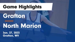 Grafton  vs North Marion  Game Highlights - Jan. 27, 2023