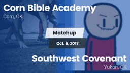 Matchup: Corn Bible Academy vs. Southwest Covenant  2017