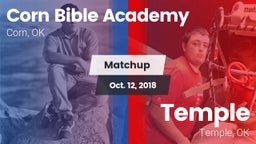 Matchup: Corn Bible Academy vs. Temple  2018