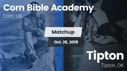 Matchup: Corn Bible Academy vs. Tipton  2018