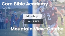 Matchup: Corn Bible Academy vs. Mountain View-Gotebo  2019