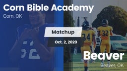 Matchup: Corn Bible Academy vs. Beaver  2020