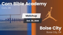 Matchup: Corn Bible Academy vs. Boise City  2020