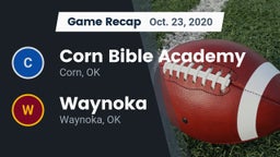 Recap: Corn Bible Academy  vs. Waynoka  2020