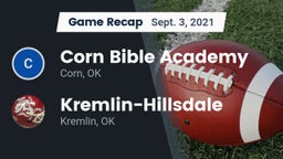 Recap: Corn Bible Academy  vs. Kremlin-Hillsdale  2021