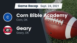 Recap: Corn Bible Academy  vs. Geary  2021