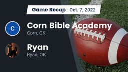 Recap: Corn Bible Academy  vs. Ryan  2022