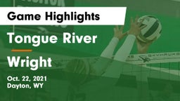 Tongue River  vs Wright  Game Highlights - Oct. 22, 2021