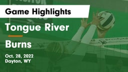 Tongue River  vs Burns  Game Highlights - Oct. 28, 2022