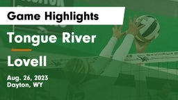 Tongue River  vs Lovell  Game Highlights - Aug. 26, 2023