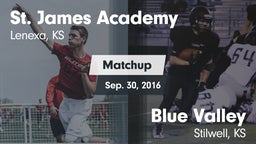 Matchup: St. James Academy vs. Blue Valley  2016
