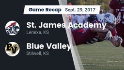 Recap: St. James Academy  vs. Blue Valley  2017