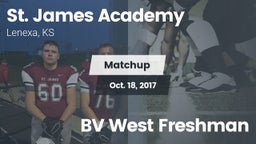 Matchup: St. James Academy vs. BV West Freshman 2017