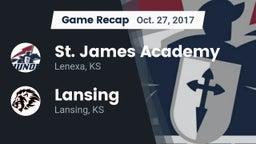 Recap: St. James Academy  vs. Lansing  2017