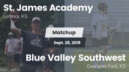 Matchup: St. James Academy vs. Blue Valley Southwest  2018