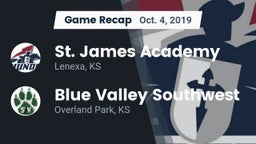 Recap: St. James Academy  vs. Blue Valley Southwest  2019
