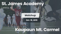 Matchup: St. James Academy vs. Kaupaun Mt. Carmel 2019