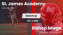 Matchup: St. James Academy vs. Bishop Miege  2020