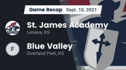 Recap: St. James Academy  vs. Blue Valley 2021