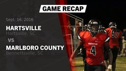 Recap: Hartsville  vs. Marlboro County  2016