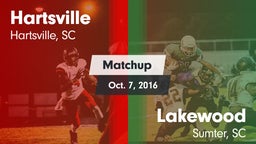 Matchup: Hartsville vs. Lakewood  2016