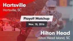 Matchup: Hartsville vs. Hilton Head  2016