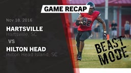 Recap: Hartsville  vs. Hilton Head  2016