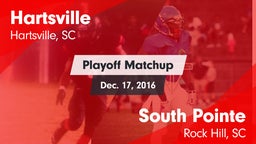 Matchup: Hartsville vs. South Pointe  2016
