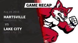 Recap: Hartsville  vs. Lake City  2016