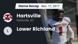 Recap: Hartsville  vs. Lower Richland  2017