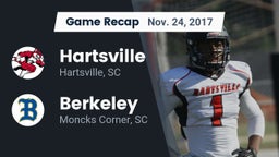 Recap: Hartsville  vs. Berkeley  2017