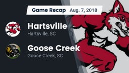 Recap: Hartsville  vs. Goose Creek  2018