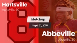 Matchup: Hartsville vs. Abbeville  2018