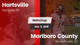 Matchup: Hartsville vs. Marlboro County  2018