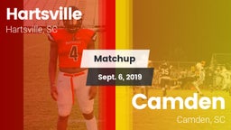 Matchup: Hartsville vs. Camden  2019