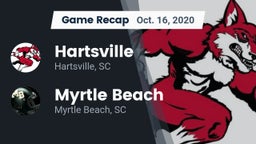 Recap: Hartsville  vs. Myrtle Beach  2020