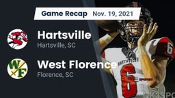 Recap: Hartsville  vs. West Florence  2021