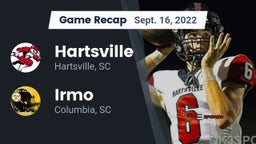Recap: Hartsville  vs. Irmo  2022