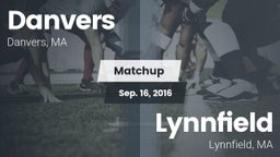 Matchup: Danvers vs. Lynnfield  2016