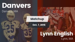 Matchup: Danvers vs. Lynn English  2016