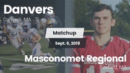 Matchup: Danvers vs. Masconomet Regional   2019
