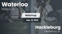 Matchup: Waterloo vs. Hackleburg  2016